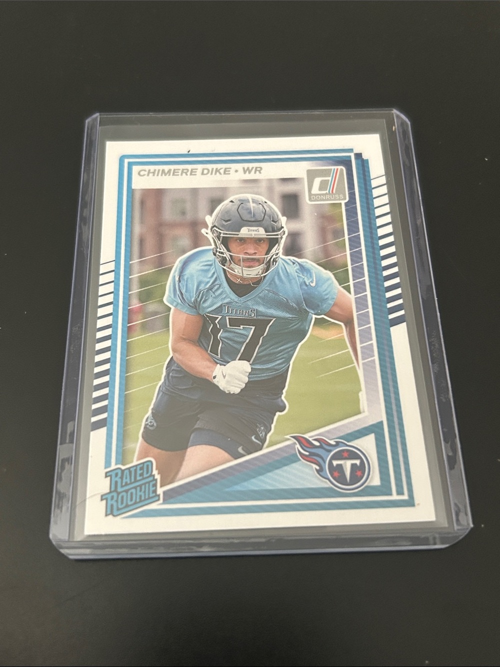 Panini Tennessee Titans Chimere Dike Rated Rookie Football Card